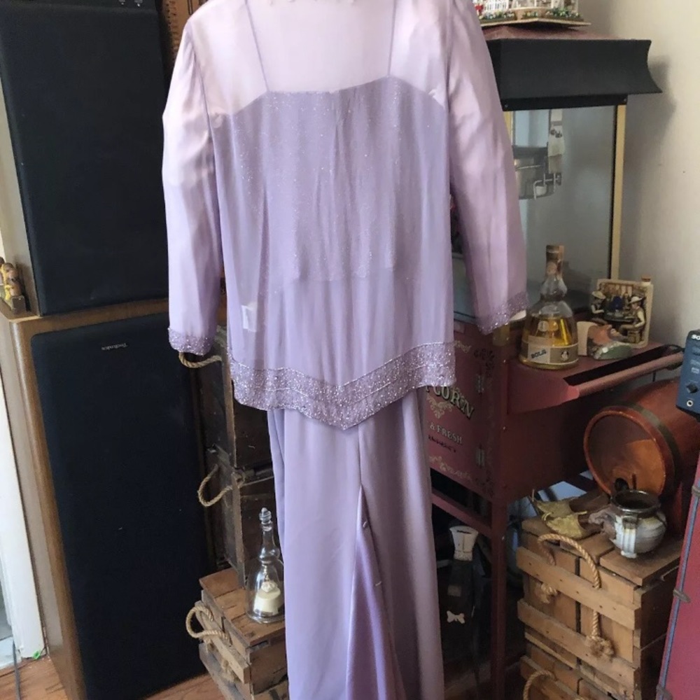 Elegance Montage Collection Mini Cheri Gown Size 12 Lavender - Picture 7 of 16